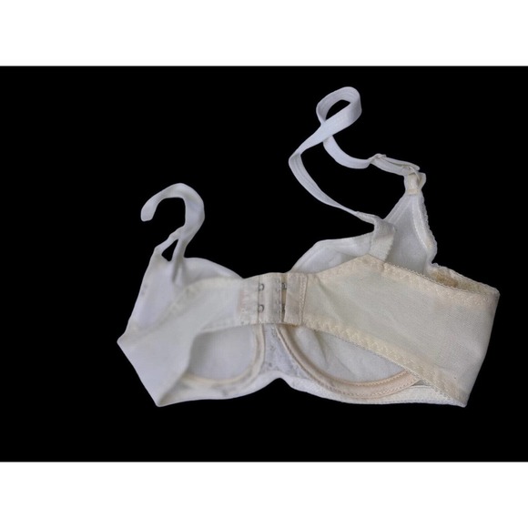 Vintage 1960s Bra 32B White Lace NEW NOS Angela w/ Original Tags USA Union Made - Picture 5 of 7